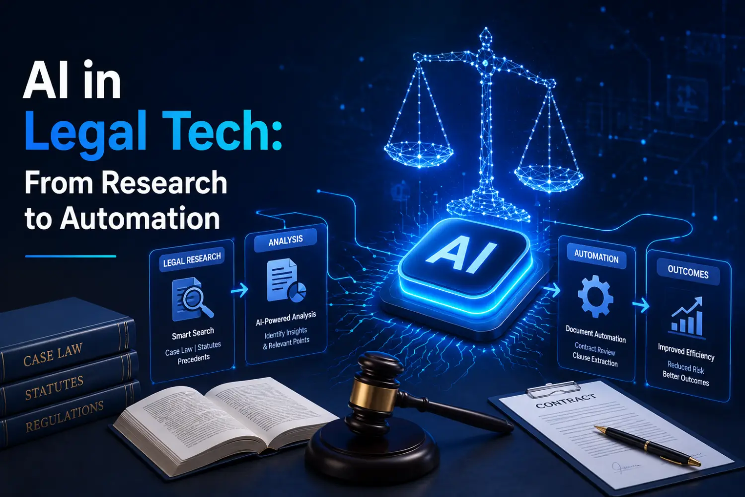 AI in Legal Tech: From Research to Automation