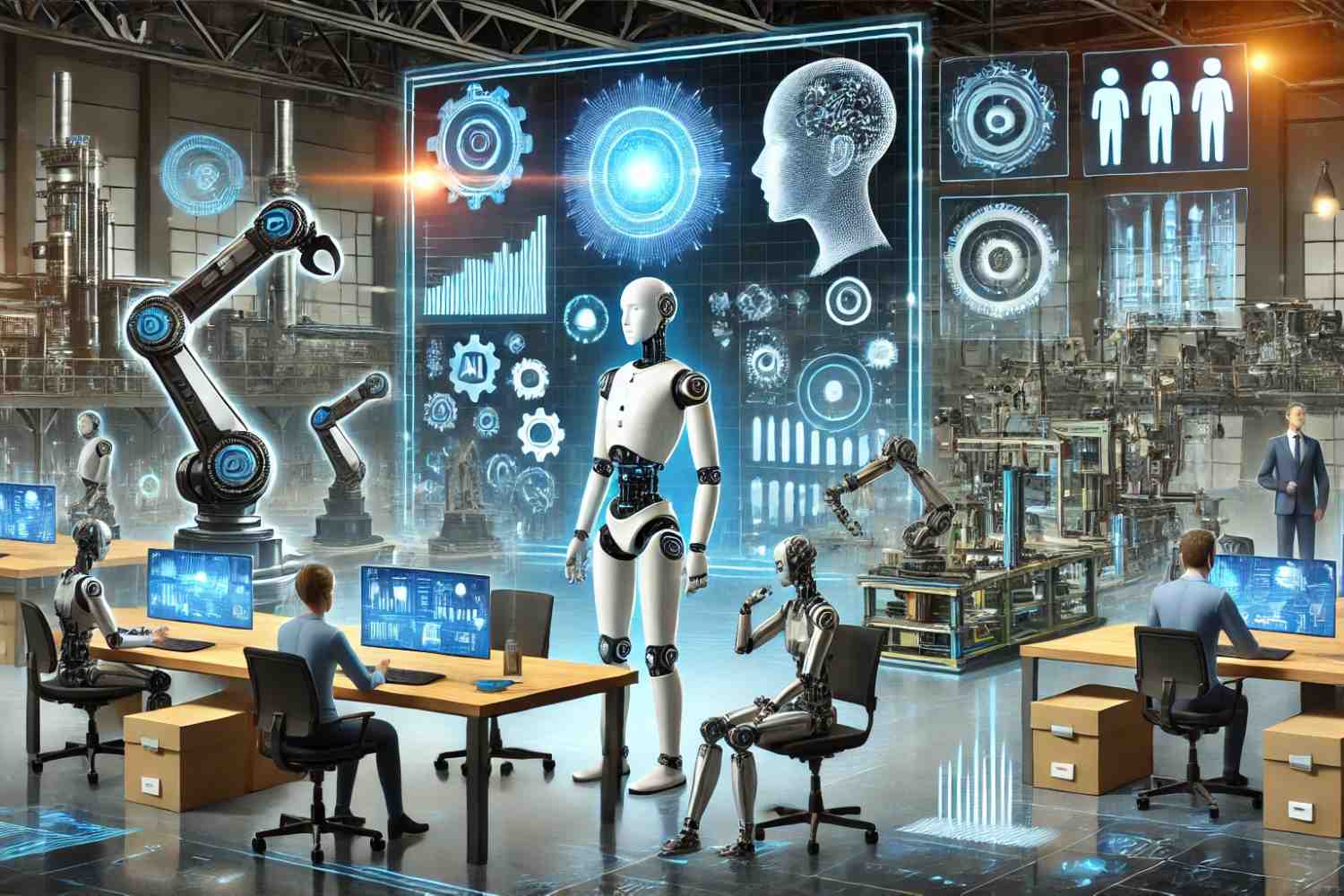 AI-powered automation reshaping the future of work and industries with innovative technology solutions