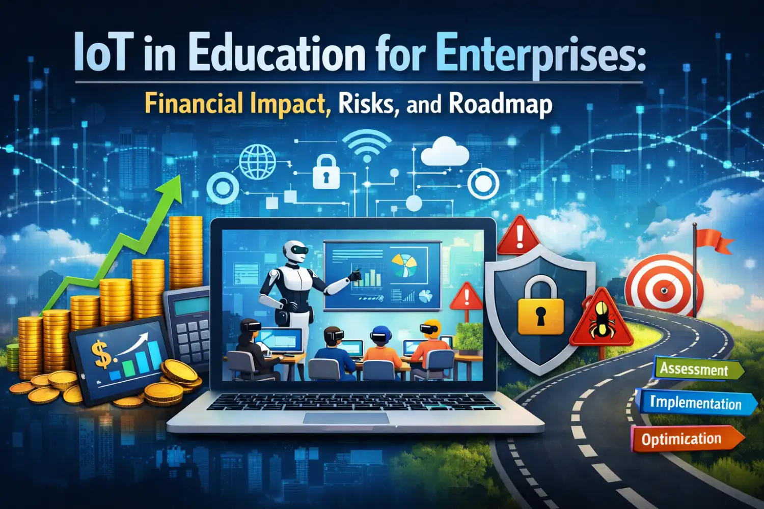 IoT in Education for Enterprises: Financial Impact, Risks, and Roadmap