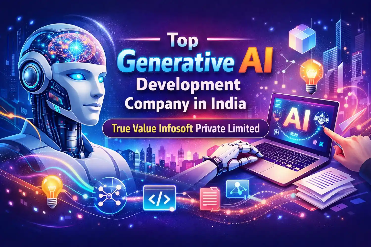 Top Generative AI Development Company in India – True Value Infosoft Private Limited