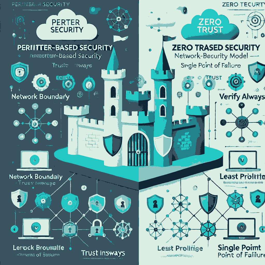 Perimeter Model vs. Zero Trust