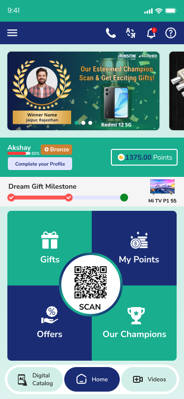 Loyalty Reward Point App Development